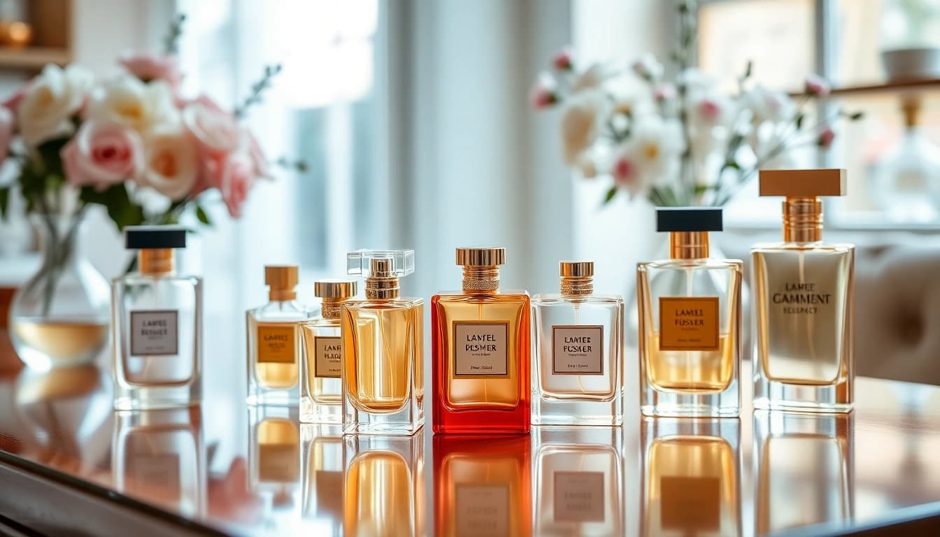 Explore unique styles of inspired by perfumes in elegantly designed glass bottles.