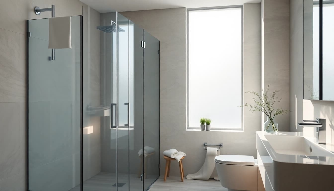 Transform your bathroom with a luxurious shower uk design featuring elegant fixtures and natural lighting.