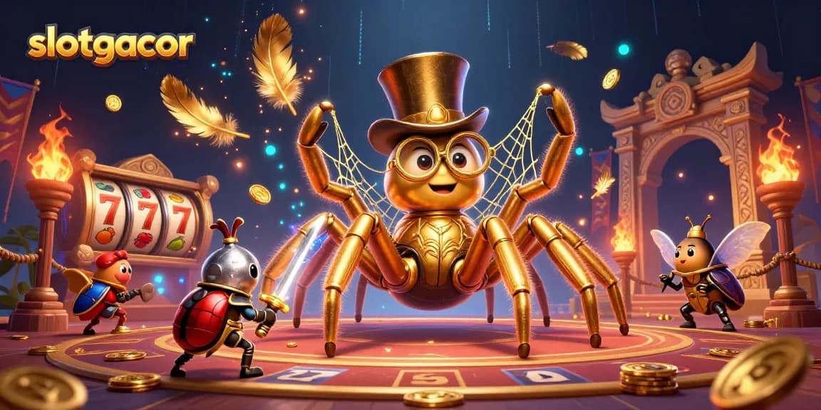 Experience thrilling wins with slotgacor's dynamic jackpot adventure featuring colorful characters.