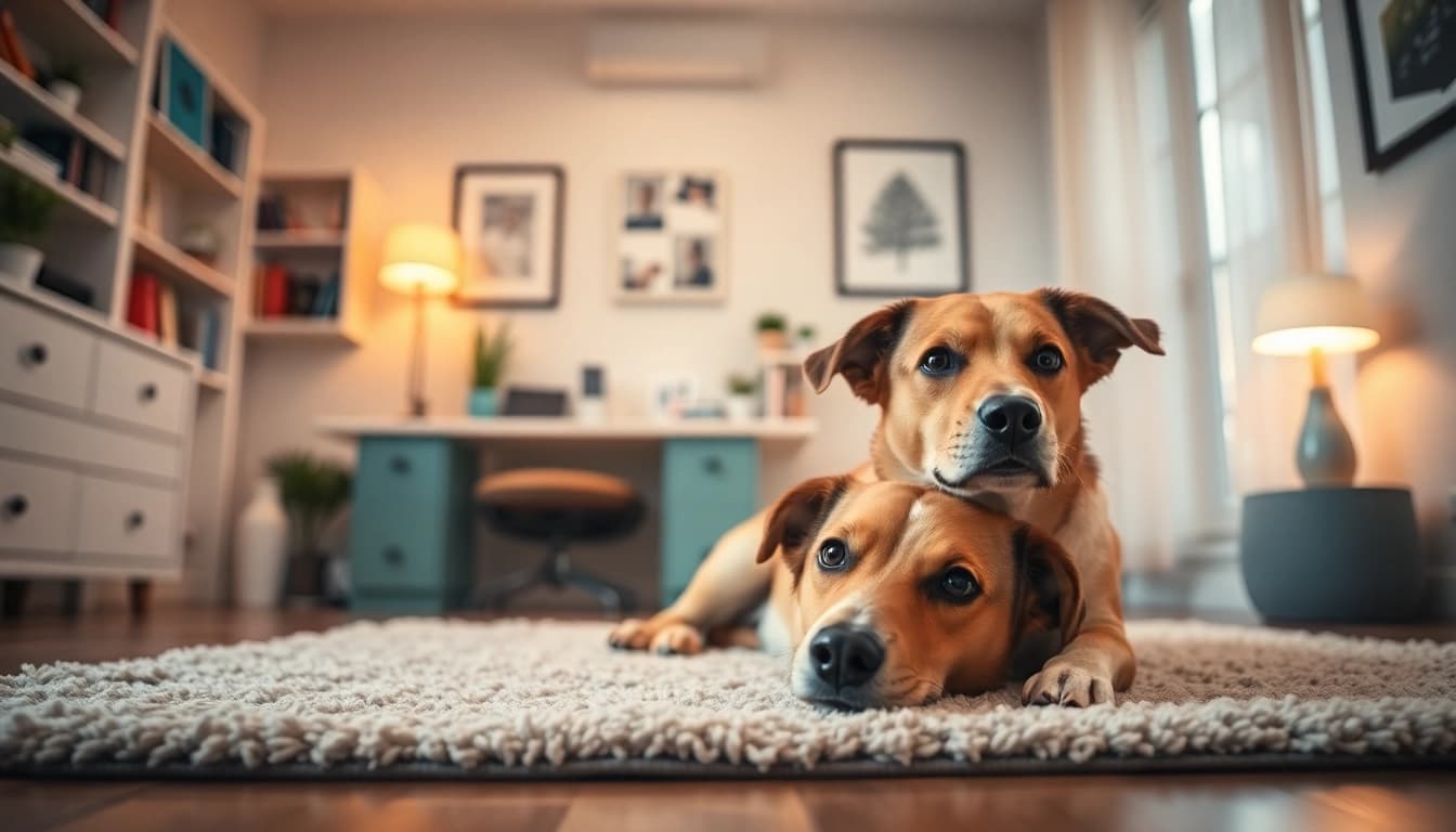 Compassionate Sydney Psychologist helping clients with therapy dog support in a welcoming office.