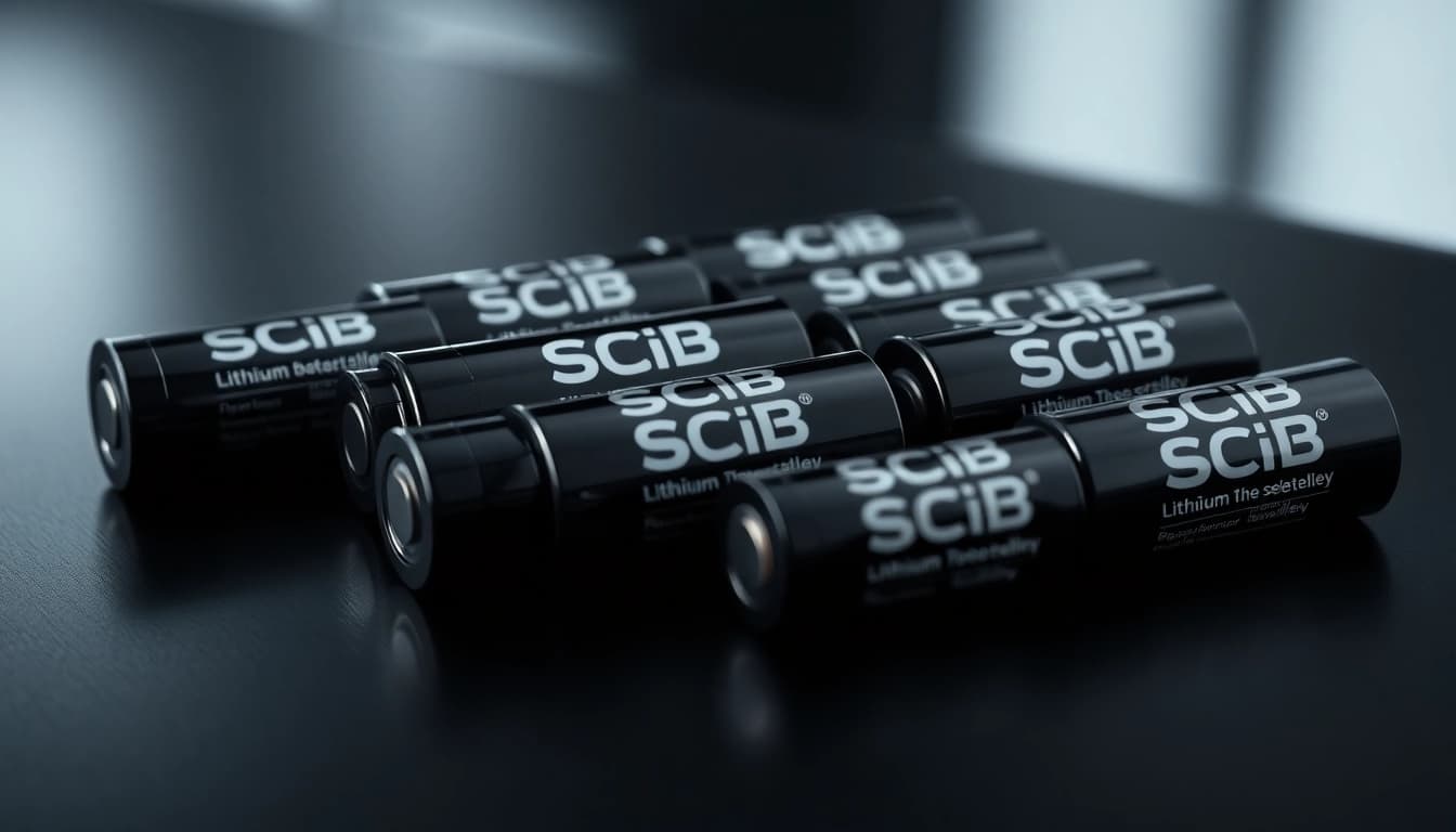Showcasing SCiB 6AH cells, highlighting their robust design and performance capabilities in car audio applications.