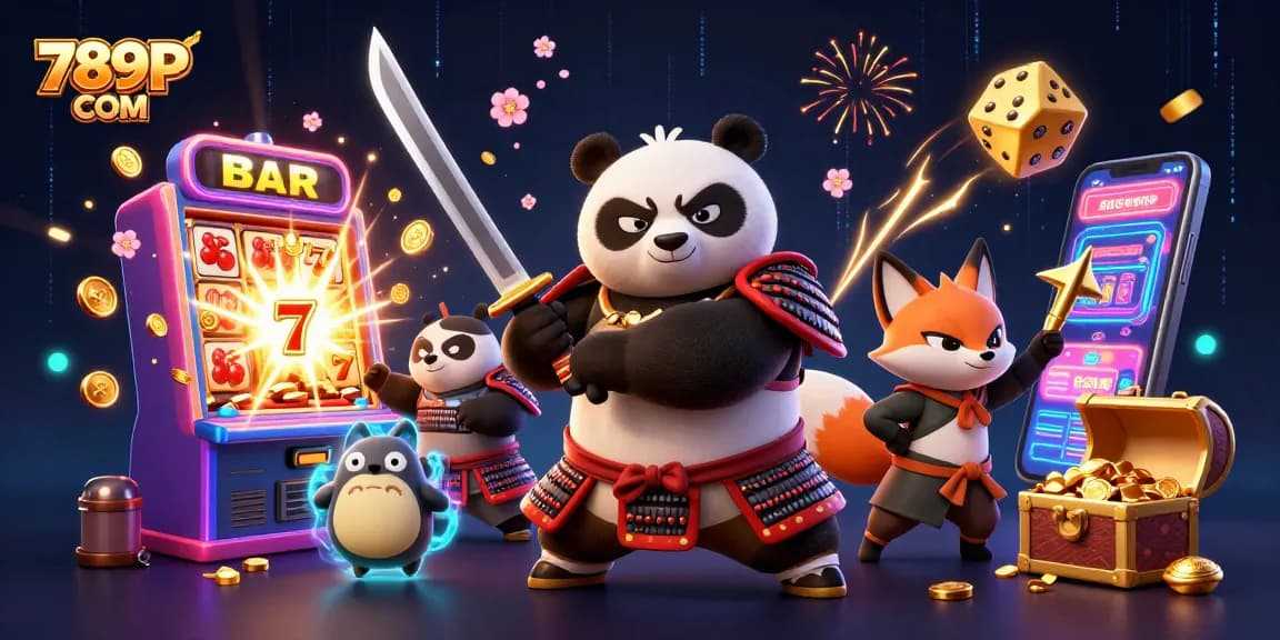 Win big at 789P COM with a dynamic explosion of casino gaming elements and characters!