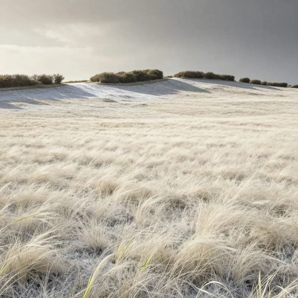 Chalk path over a pale field with hedgerow, cloud shadow, and calm open space for copy.