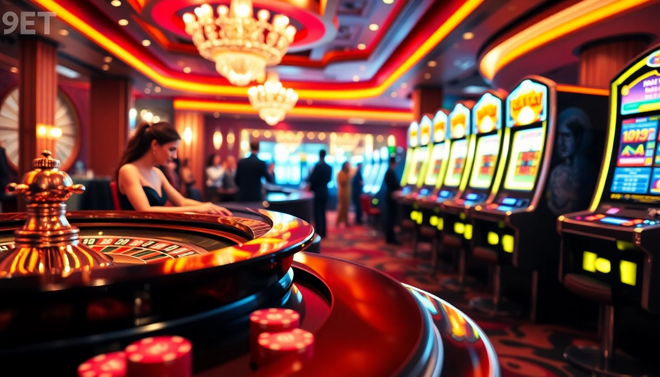 Experience luxury gaming with 9bet.com.de’s vibrant casino tables and exciting roulette gameplay.
