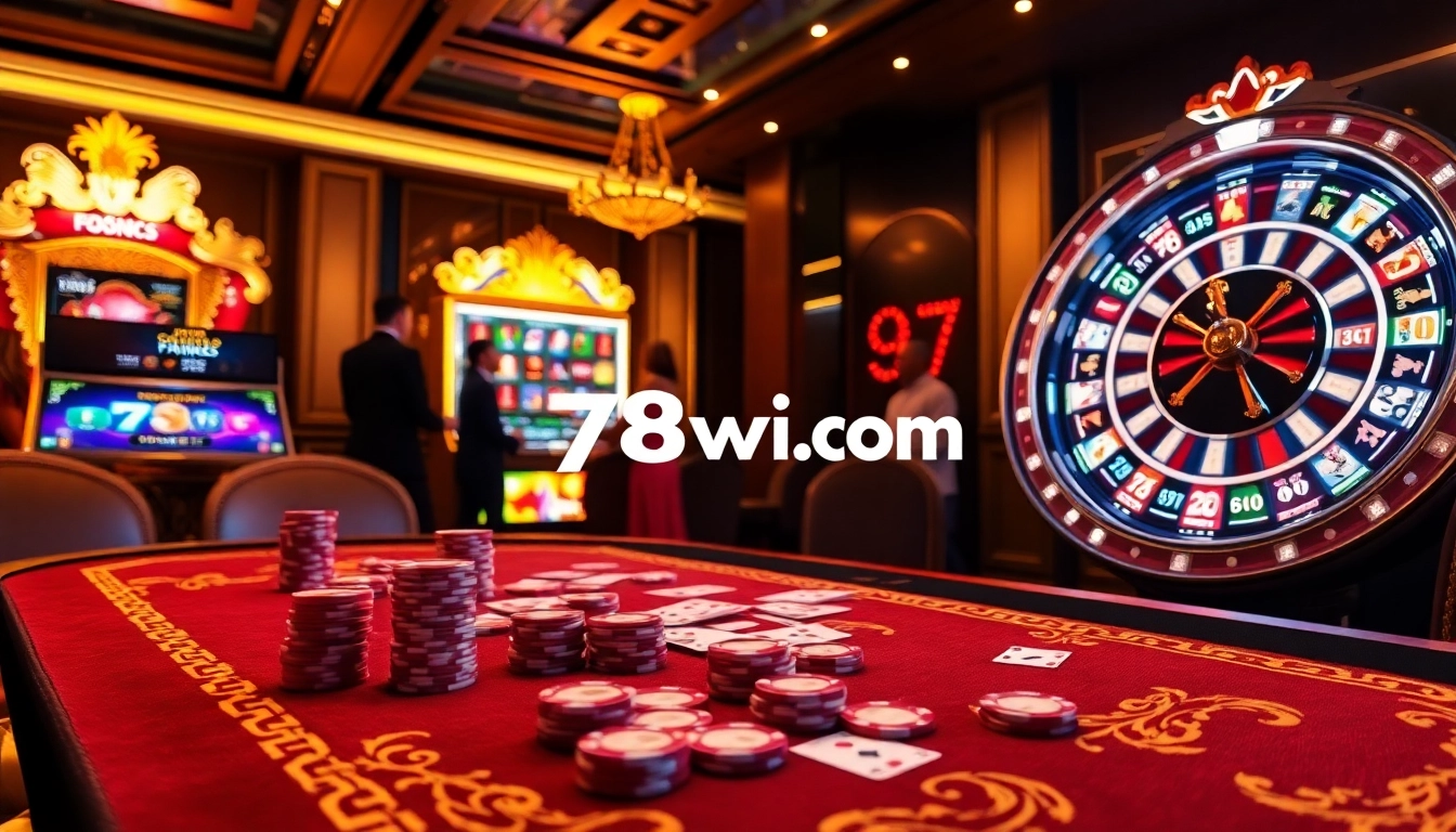 Experience thrilling games at 78win.com with vibrant casino visuals and dynamic betting excitement.