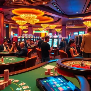 Experience the thrilling atmosphere of gambling at https://bu88.mex.com/ with exciting games, vibrant colors, and luxury.