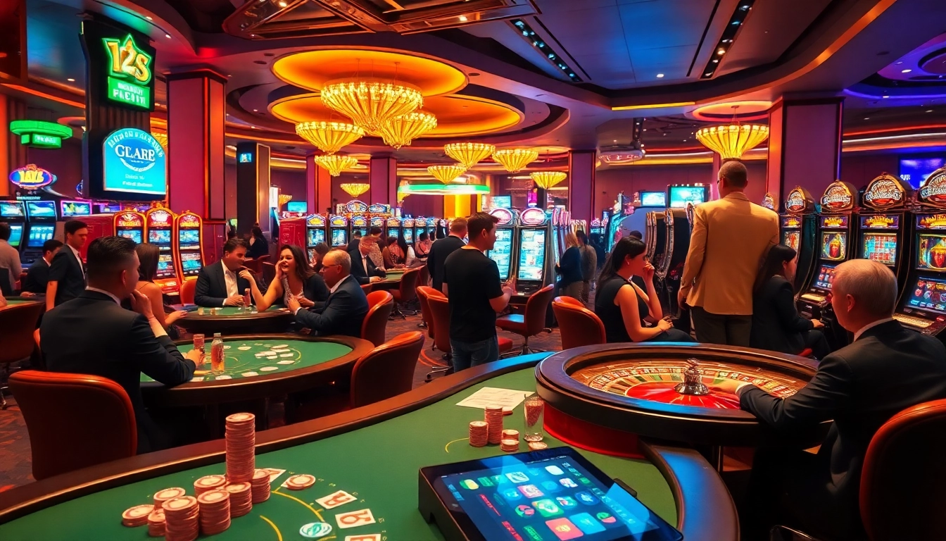 Experience the thrilling atmosphere of gambling at https://bu88.mex.com/ with exciting games, vibrant colors, and luxury.