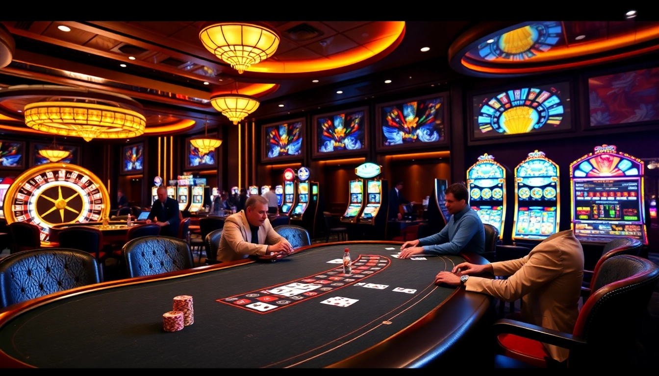 KJC offers an exhilarating casino experience with vibrant poker and roulette games.