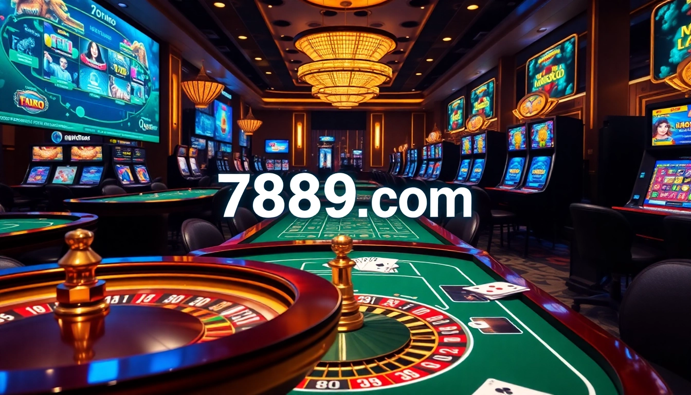 Experience thrilling gameplay at 789f com with exciting casino tables and vibrant slot machines.