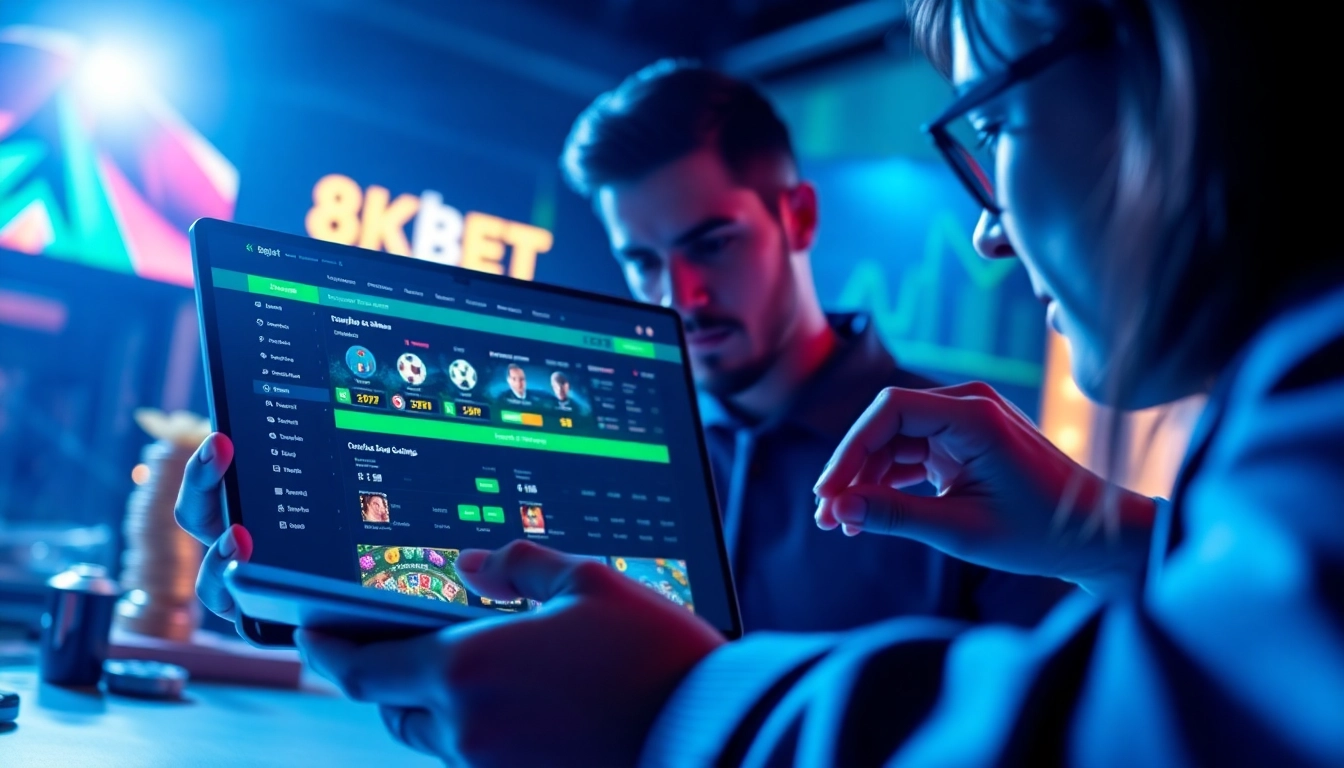 Online user exploring 8Kbet's engaging sports betting and casino platform.