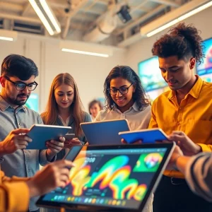 Transform your images with nano banana pro's innovative AI tools in a modern creative studio.