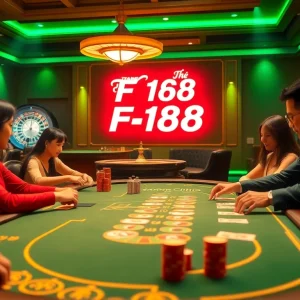 Experience high-stakes gaming at Trang Chủ F168 with vibrant casino tables and thrilling Rồng Hổ action.