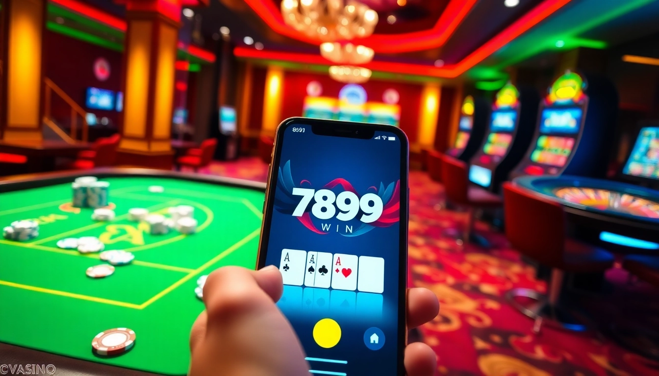 Experience thrilling gambling action with the app 789win on your mobile device.