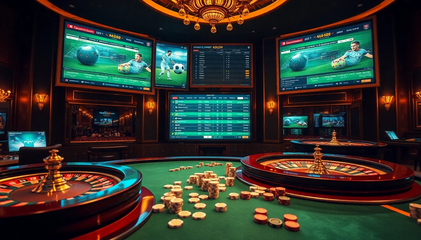 Experience exciting ta88 bóng đá betting features within a vibrant online casino setting.
