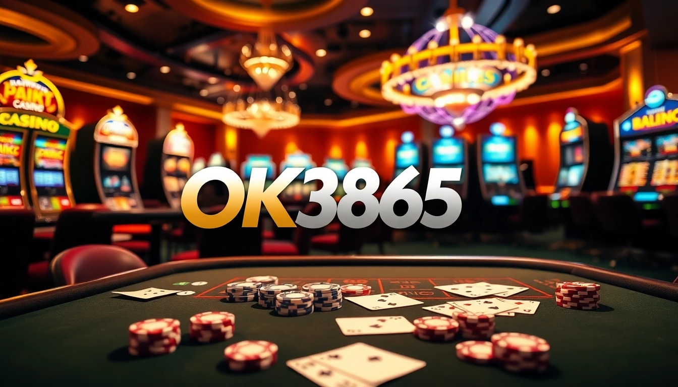 Players enjoying various games at OK365's exciting online casino platform.