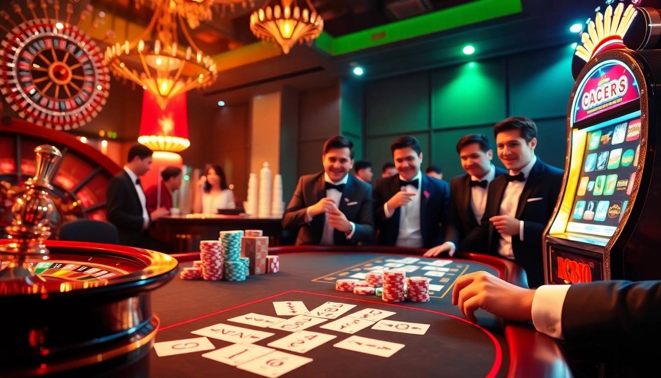 Exciting casino scene with poker chips and a roulette wheel at rr88.com for thrilling gaming experiences.