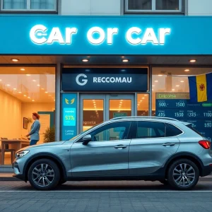 Chirie auto Moldova: Modern rental agency in Chișinău welcoming travelers with a friendly staff and clear pricing.