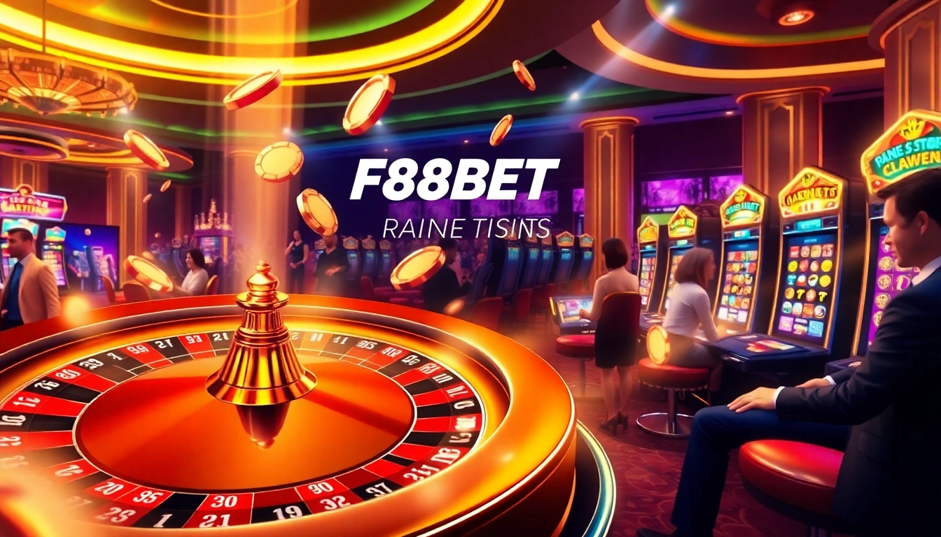 Experience the thrill of winning at F88BET with vibrant casino action and dynamic gaming atmosphere.