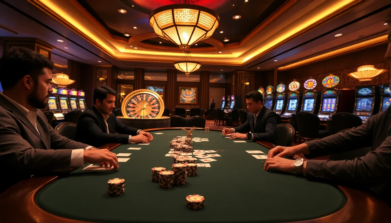 Experience the thrill of gambling at https://rikvip1.top/tac-gia-rikvip with high-stakes poker and roulette action.