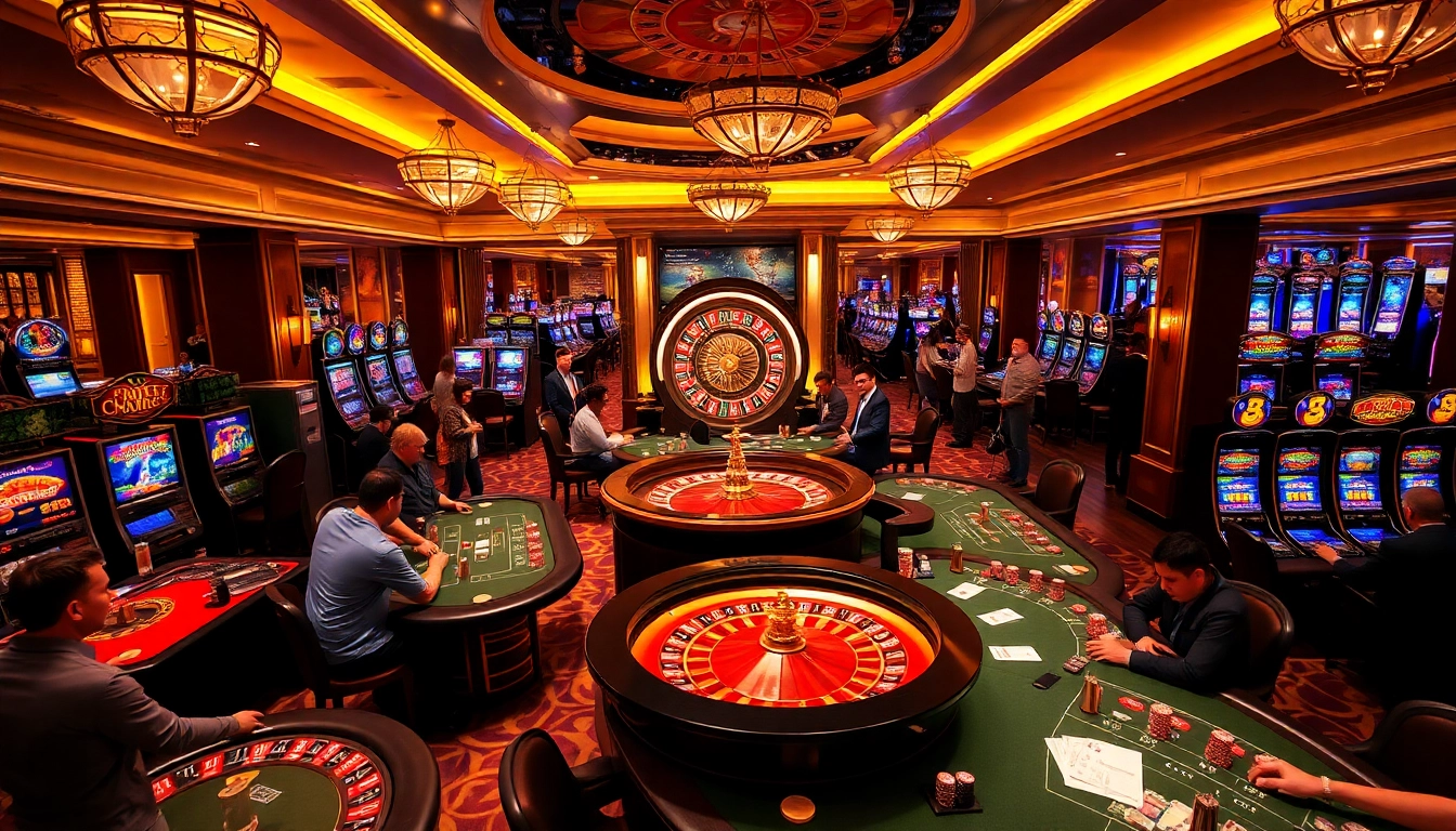 S8 players enjoying a vibrant casino atmosphere with engaging games and excitement.