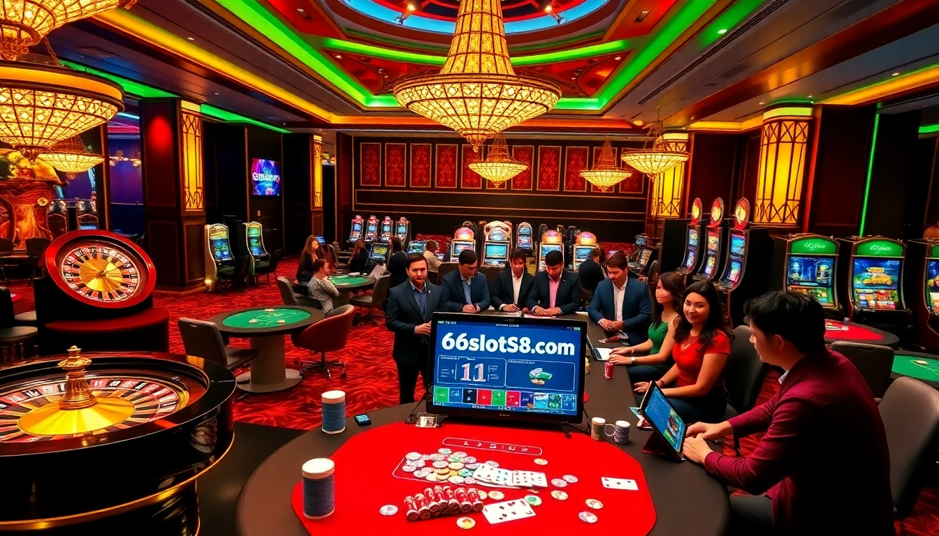 Experience thrilling gameplay at 66slots8 com through exciting casino tables and slot machines.
