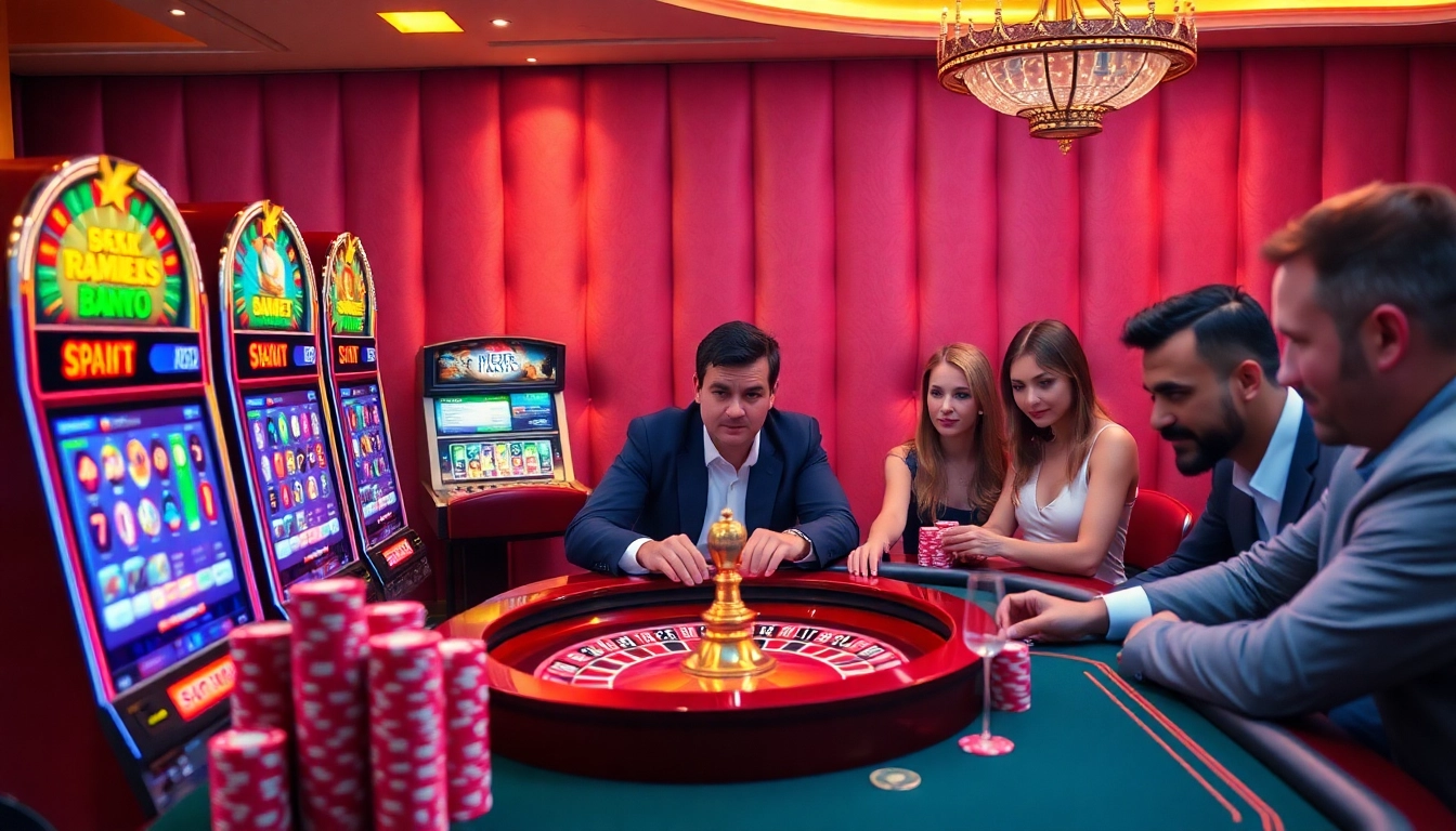 C168 online casino interface showcasing luxurious gaming experience with poker chips and slot machines.