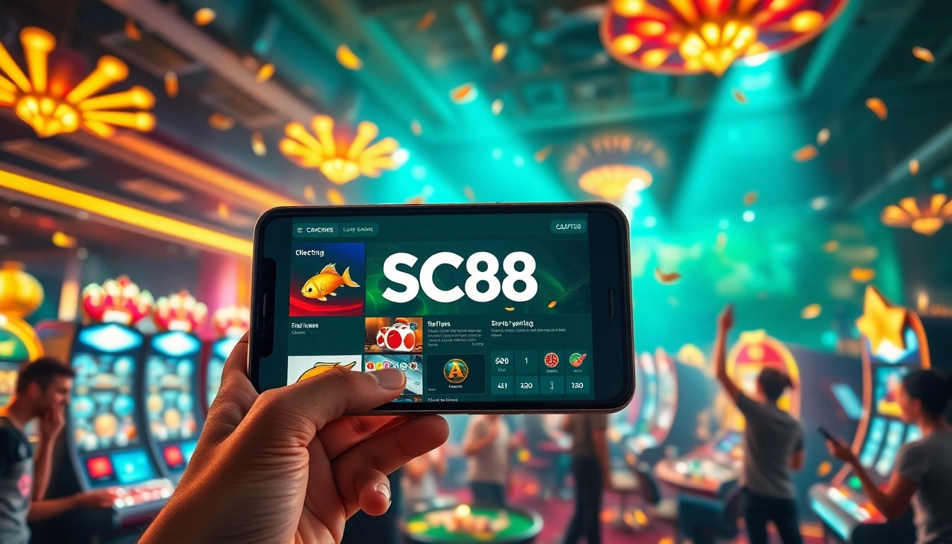 Experience the thrill of online gambling with SC88 at https://sc88.ad/, showcasing a vibrant gaming atmosphere