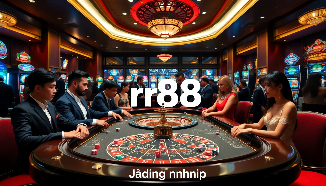 Experience the thrill of rr88 đăng nhập as players engage in high-stakes casino games.