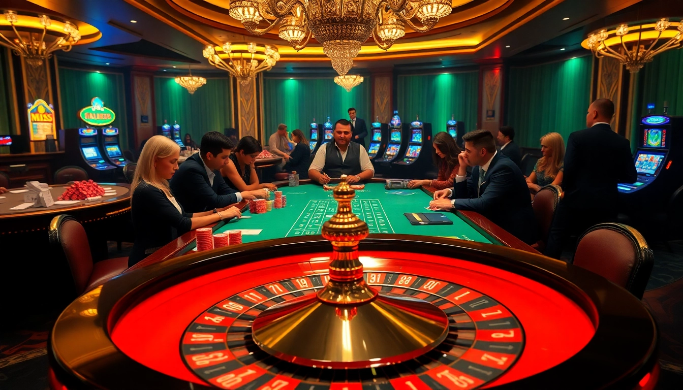Engaging players at a luxurious poker table highlighting the excitement of BL555 casino gaming.