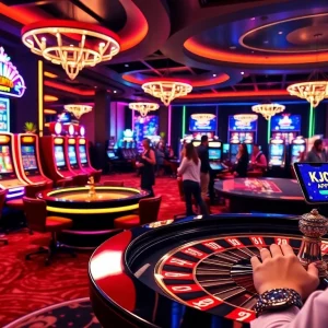 Experience the thrill of Tải app kjc in a vibrant casino environment full of excitement.