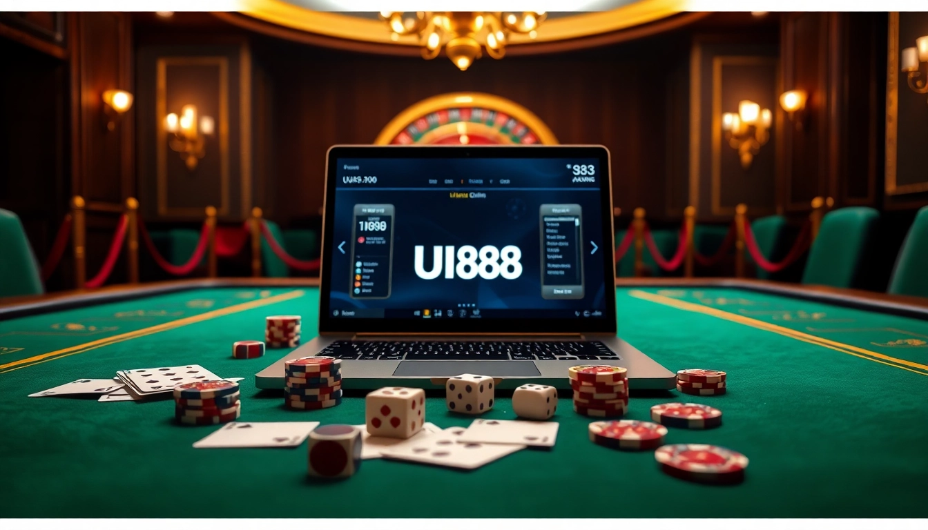 Experience thrilling gameplay at uu88 with vibrant casino tables and exciting roulette action.