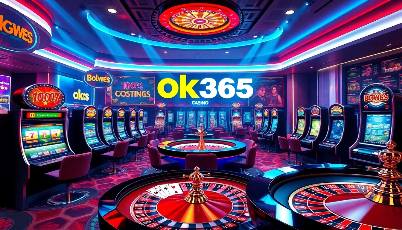 Play exciting casino games at Ok365 for thrilling online gambling experiences.