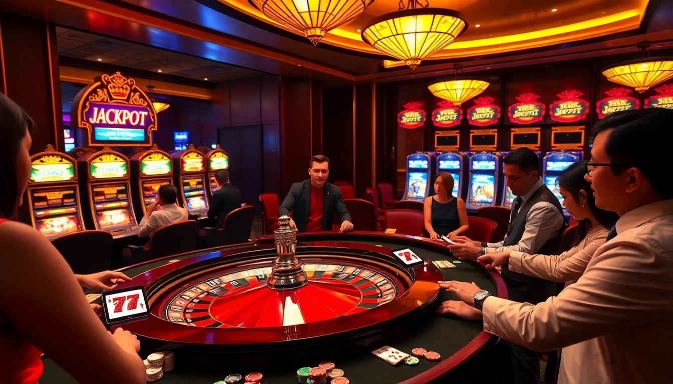 Experience thrilling bets and excitement at debet23.com with vibrant casino visuals.