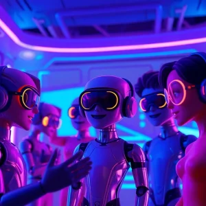 Dynamic digital chat interface showcasing engaging character AI NSFW interactions.