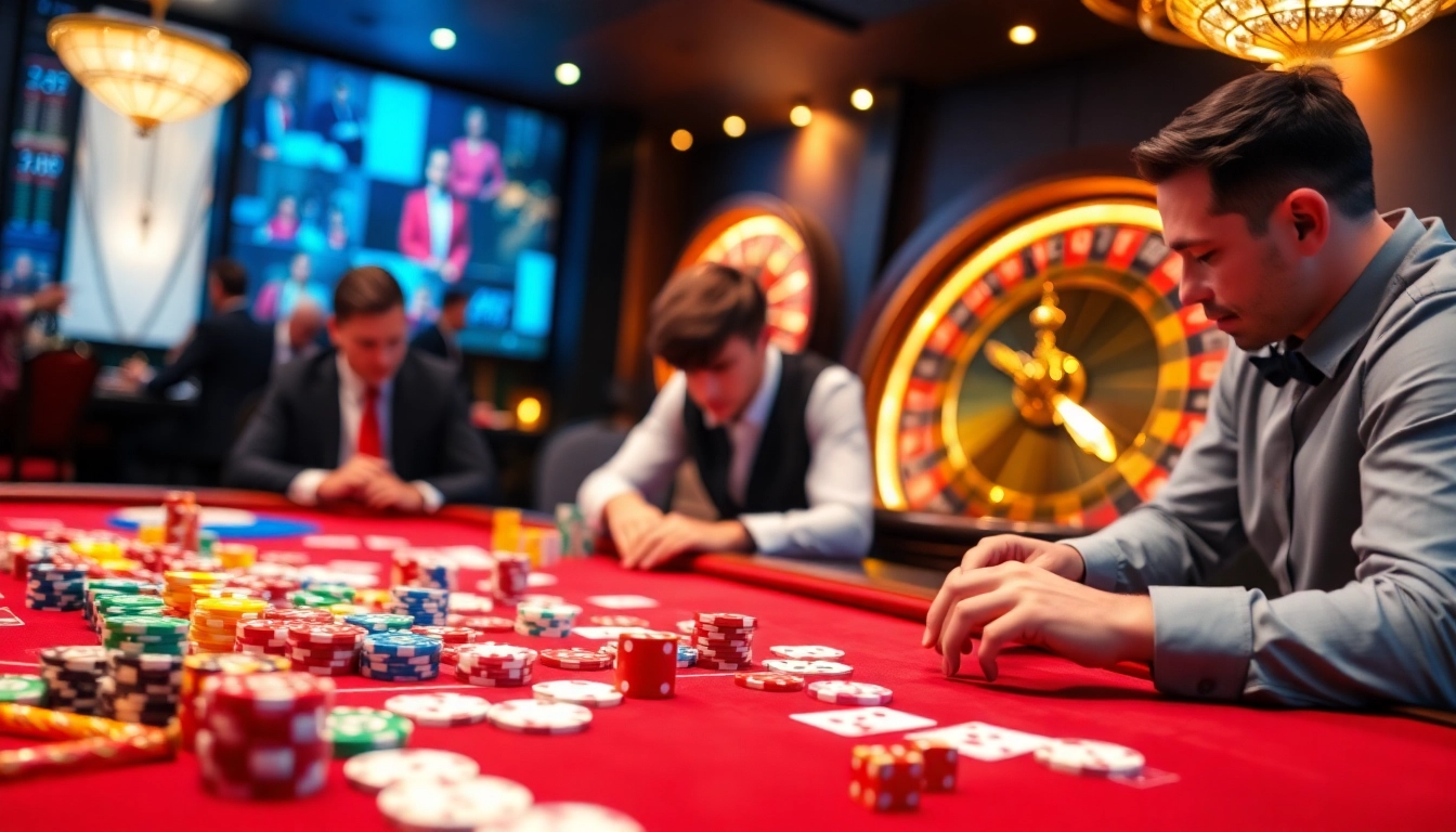 Experience the excitement of gambling at GG88 WORK with vibrant casino tables and thrilling gameplay.