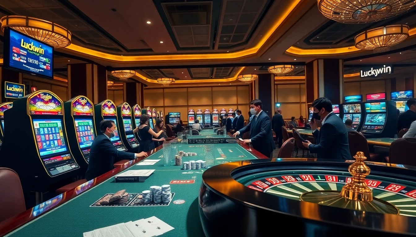 Experience the thrill of gambling at Luckywin's professional slots and casino tables.