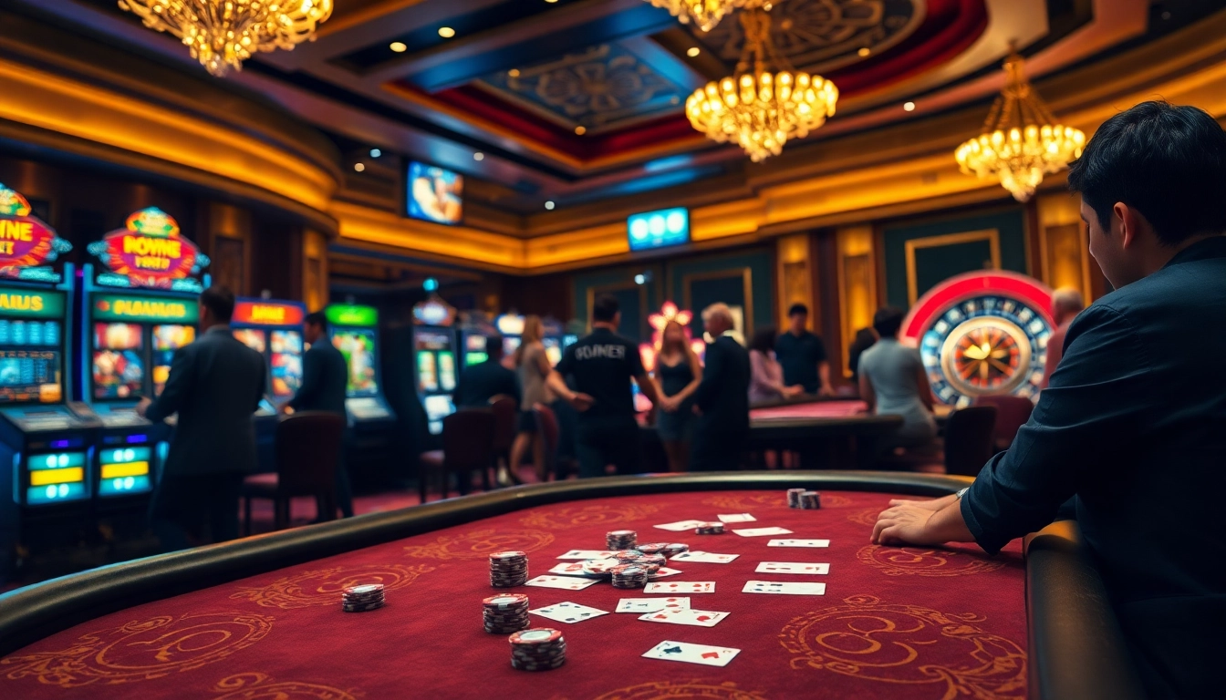 Engage in thrilling casino action as you নিবন্ধন করুন for exciting poker games surrounded by luxury.