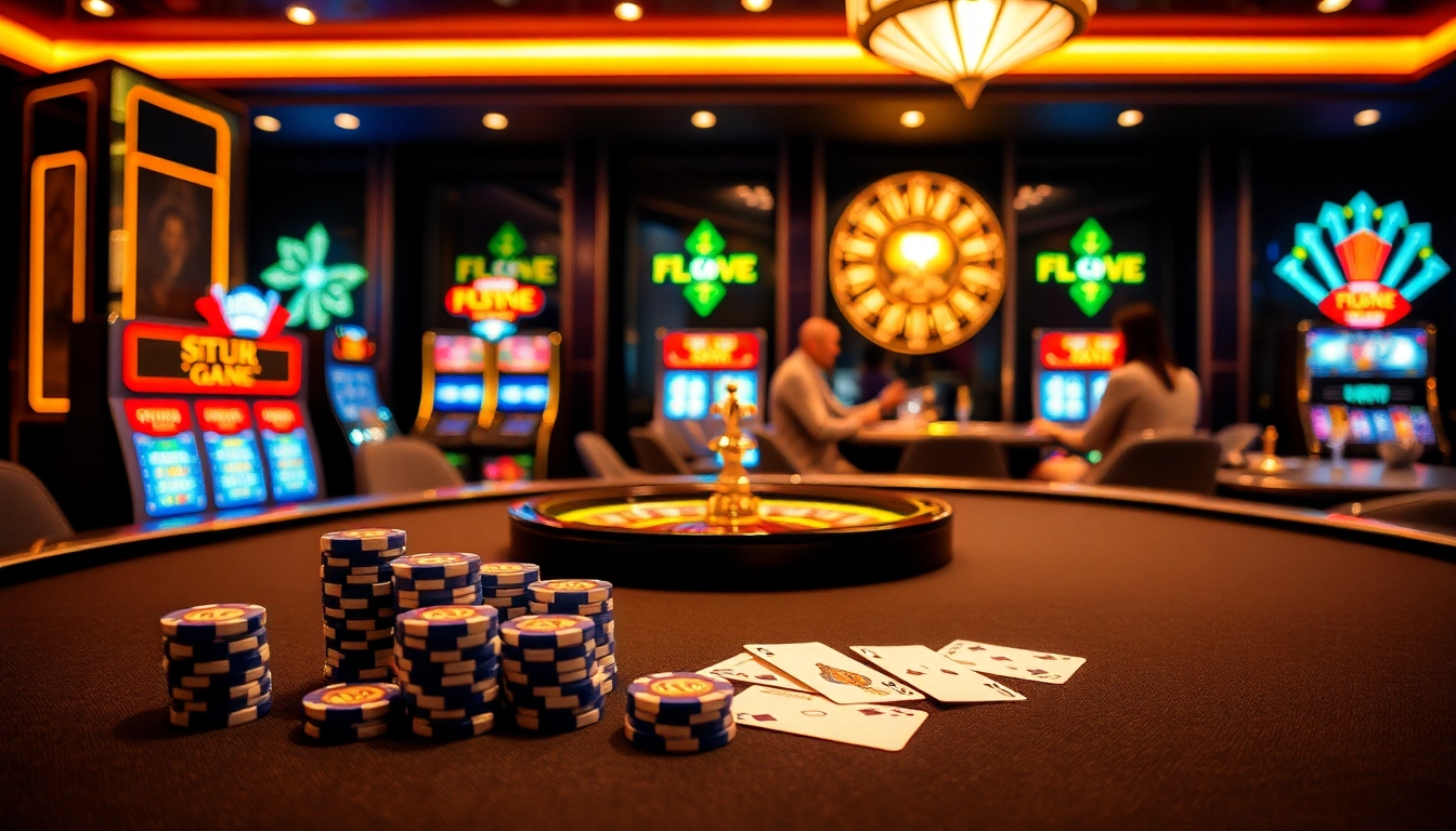 Experience the thrill of fb88 with exciting casino action at a luxury gaming table.