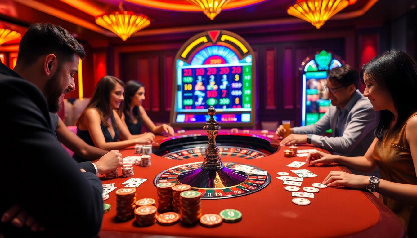 Experience the thrill of gaming at 789club with vibrant casino tables and exciting slot machines.