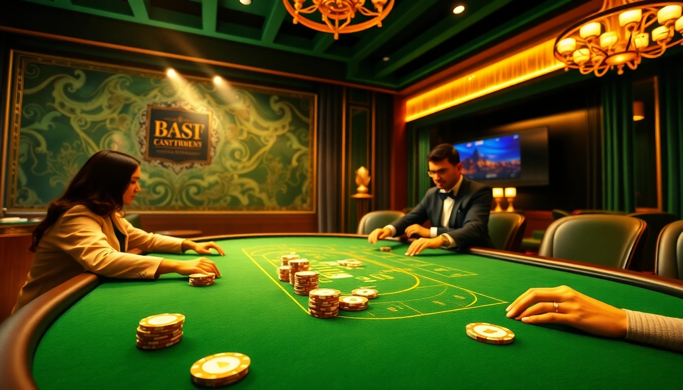 Experience a thrilling poker game at 888new, where chips and cards create an exciting atmosphere.
