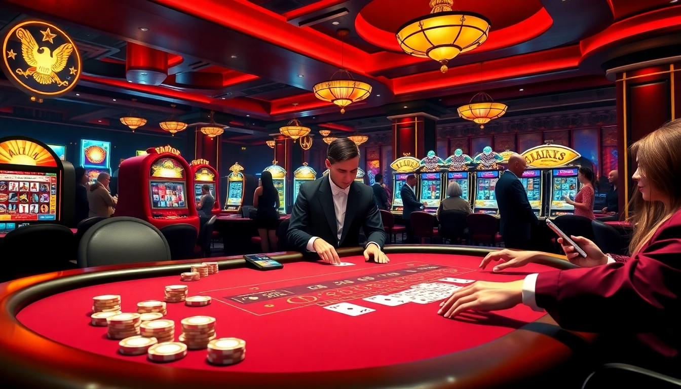 Engage in thrilling gaming at https://ski10.org/ with vibrant slots and professional gamblers at the table.