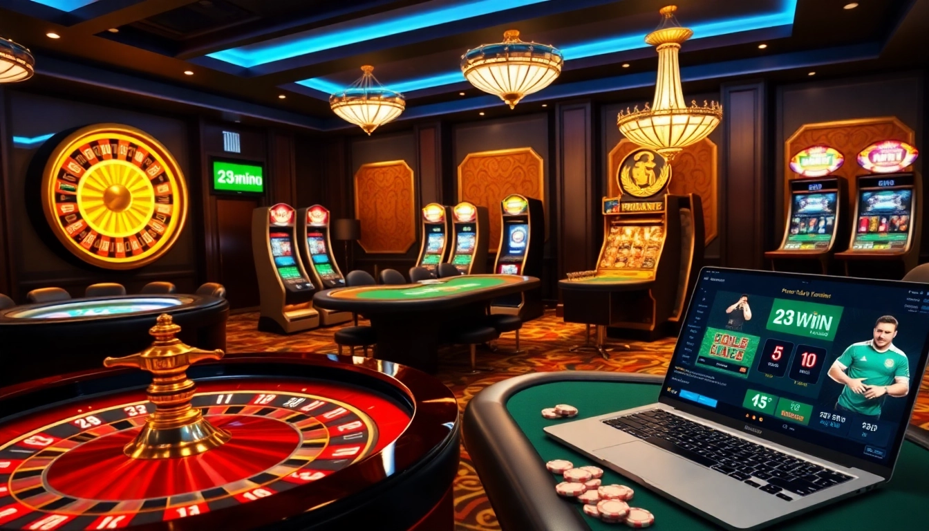 Experience the thrill of gameplay at 23Win com nhà cái with exciting casino visuals.