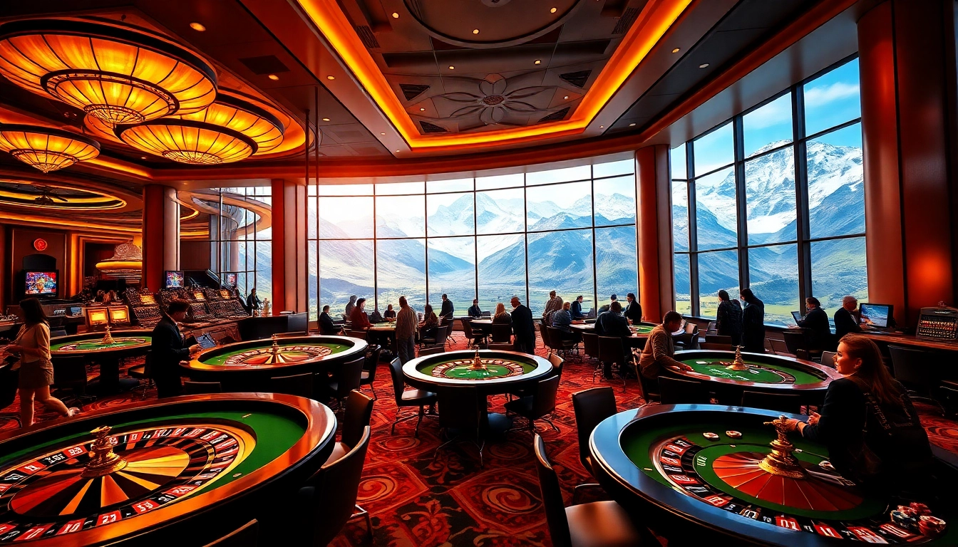 Experience the Everest Base Camp Trek in a luxurious casino setting filled with adventure and excitement.