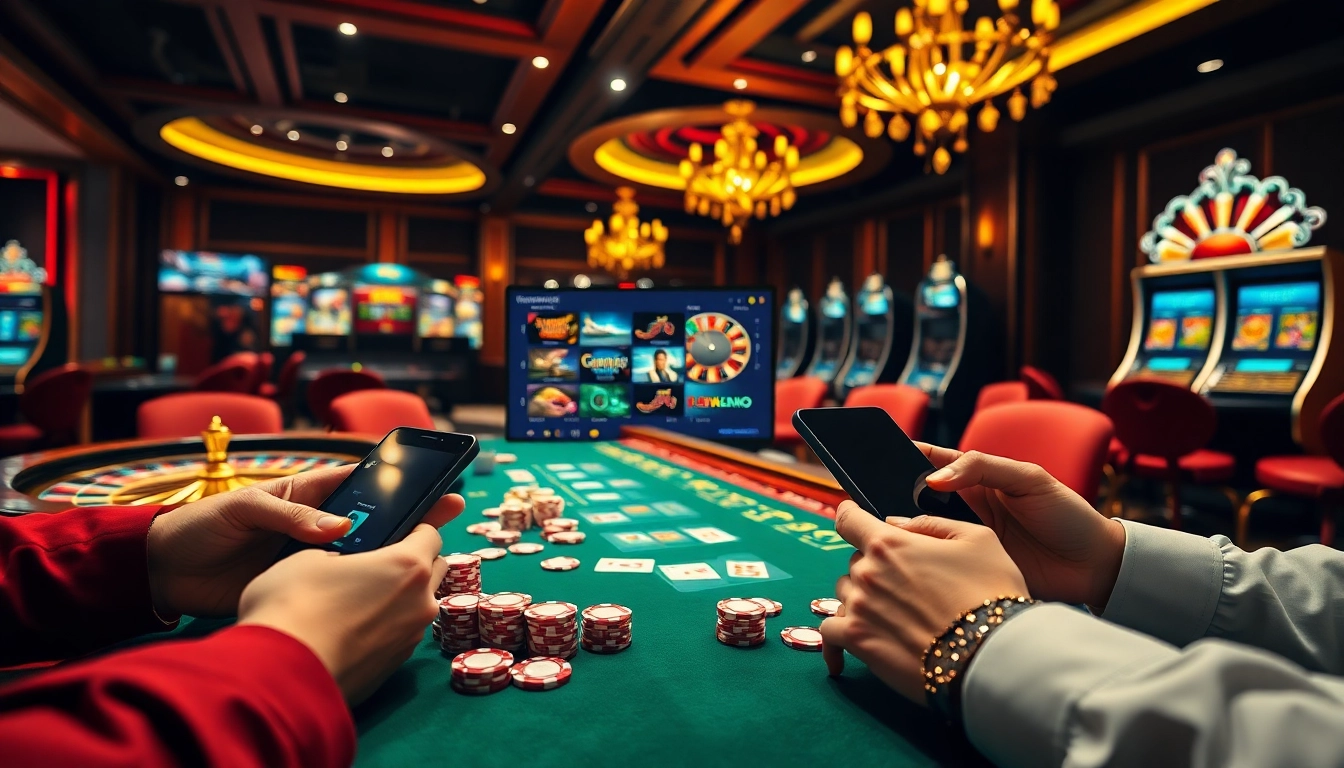 Join the excitement at https://s8glx.com with a vibrant casino scene showcasing roulette and poker chips.