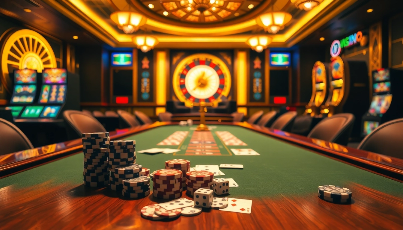 Experience the excitement at https://ski10.org/ with a high-stakes poker game scene illuminated by luxurious golden light.