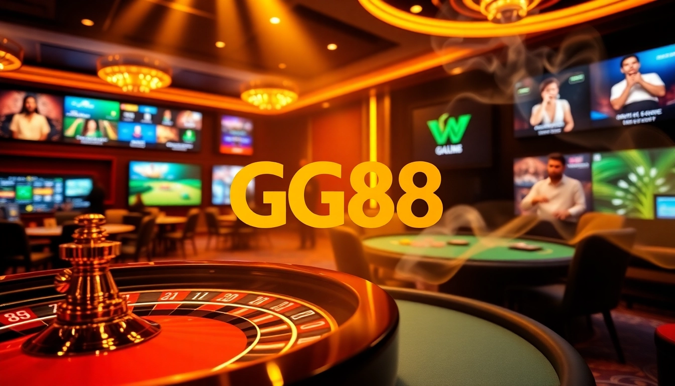 Experience the thrill of GG88 casino games with vibrant tables and exciting gameplay.