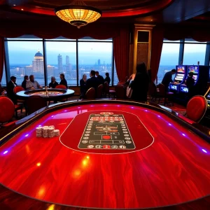 Exciting Go8 gaming scene with vibrant casino tables and thrilling gameplay.