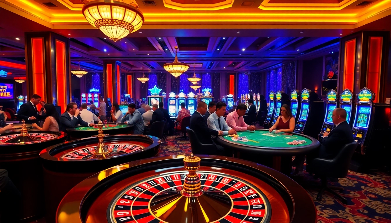 Experience the excitement of gambling at thabethome.com with a vibrant casino atmosphere.