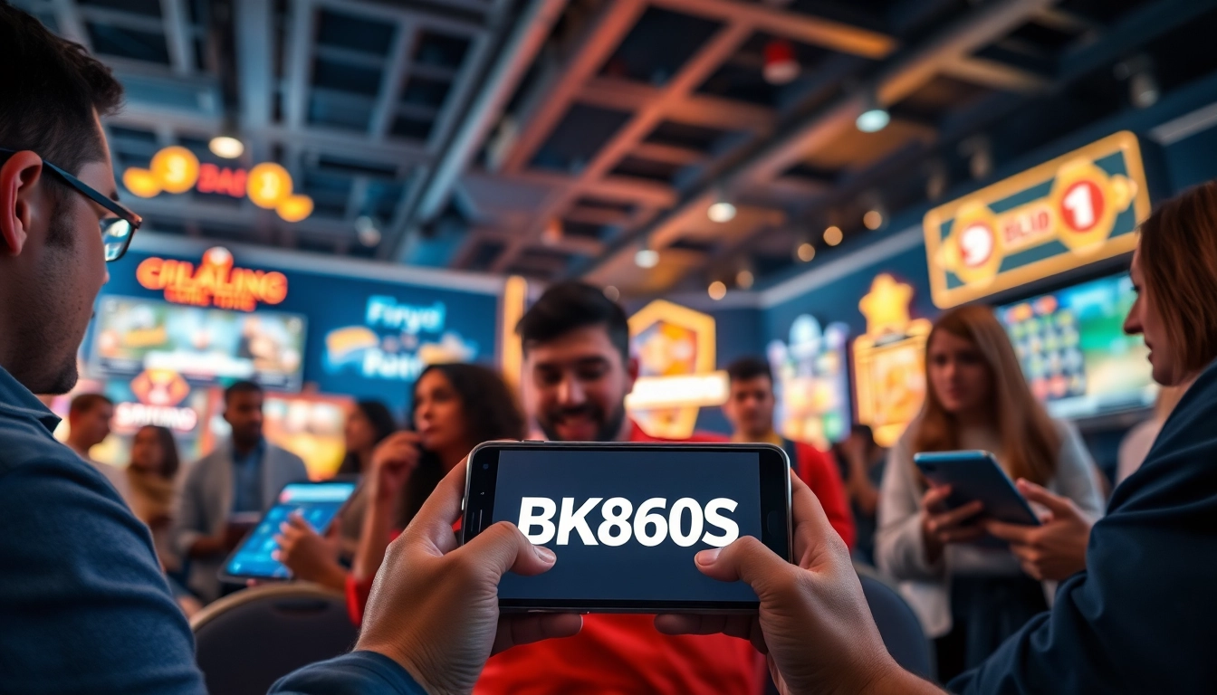 Engaging scene at bk860s.com showcasing dynamic online gaming options.