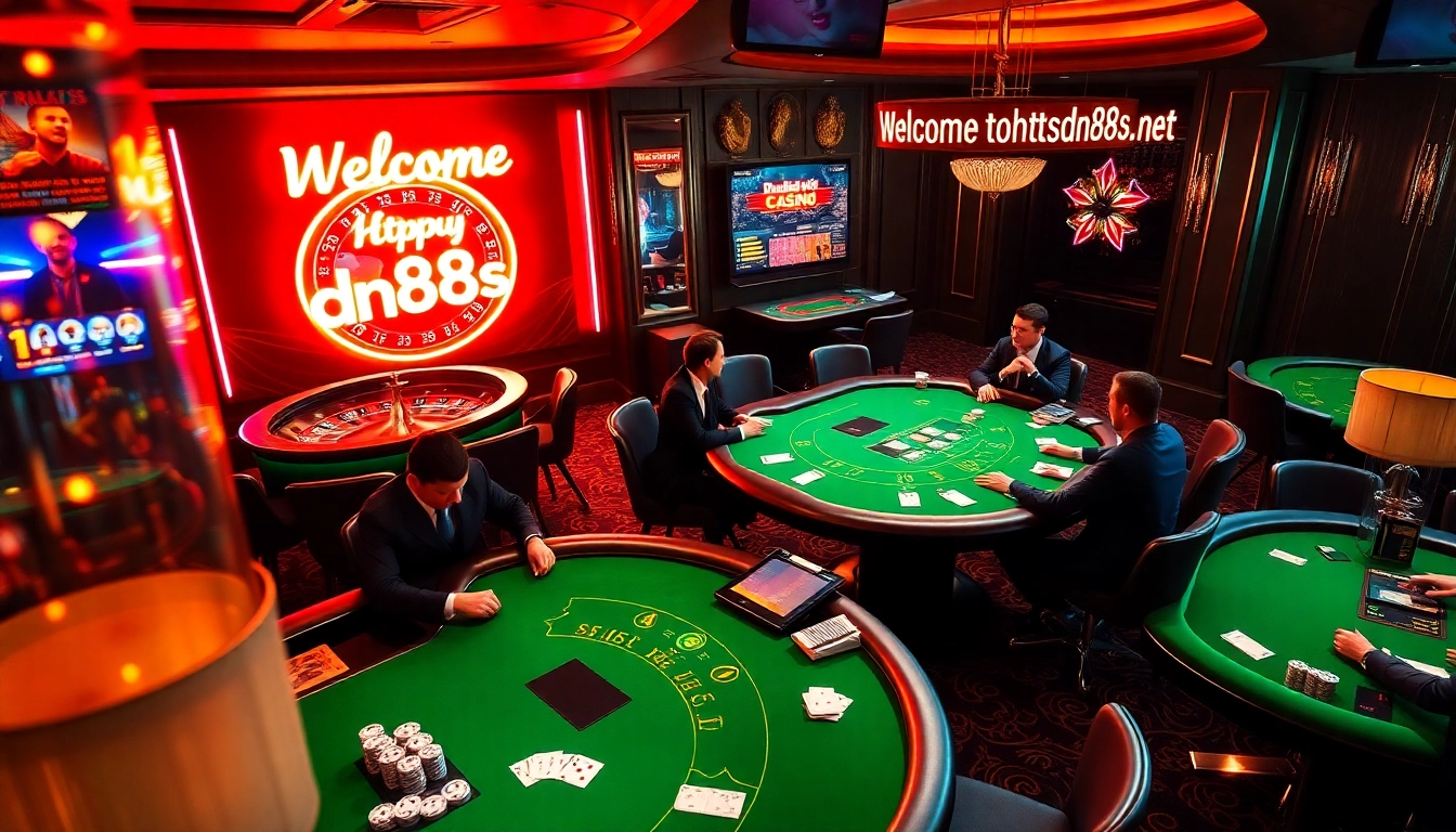 Experience thrilling gameplay at https://dn88s.net/ with professional dealers and vibrant casino atmosphere.